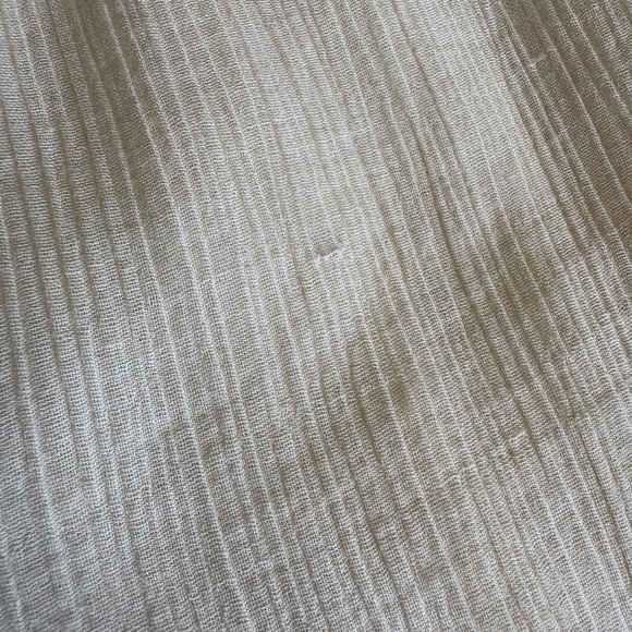 Split gauze crochet trim maxi skirt Cream Small - Picture 13 of 15